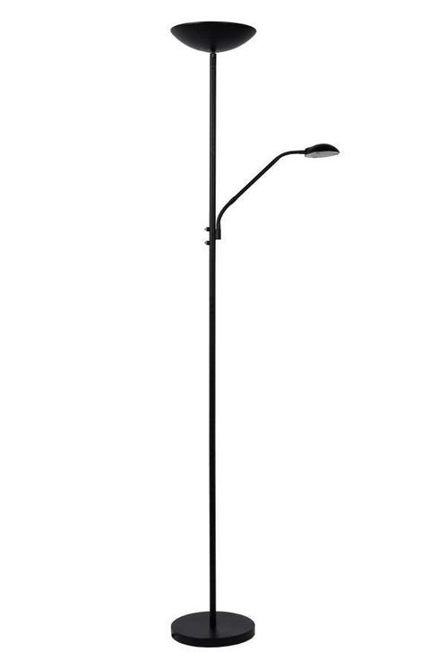 ZENITH Leeslamp LED Dimbaar 20W+4W 3000K IP20 - Zwart, Huis en Inrichting, Lampen | Vloerlampen, Nieuw, Metaal, Verzenden
