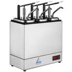Sausverwarmer + Dispenser | RVS | 3 NEOdis Dispensers (3x, Verzenden, Nieuw in verpakking