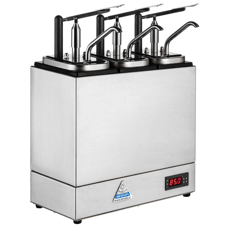 Sausverwarmer + Dispenser | RVS | 3 NEOdis Dispensers (3x, Zakelijke goederen, Horeca | Keukenapparatuur, Nieuw in verpakking