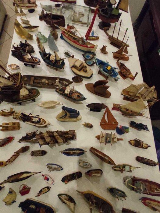 Unknown Niet op schaal - Modelschip (80) - Collezione di, Antiek en Kunst, Antiek | Speelgoed