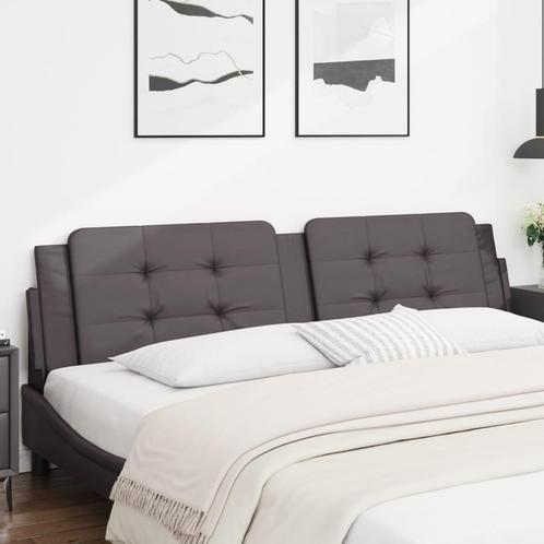 vidaXL Coussin de tête de lit gris 200 cm similicuir, Maison & Meubles, Chambre à coucher | Lits, Neuf, Envoi