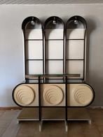 Bar - Glas, Staal, Hout, lucht - Mobiele bar uit de jaren