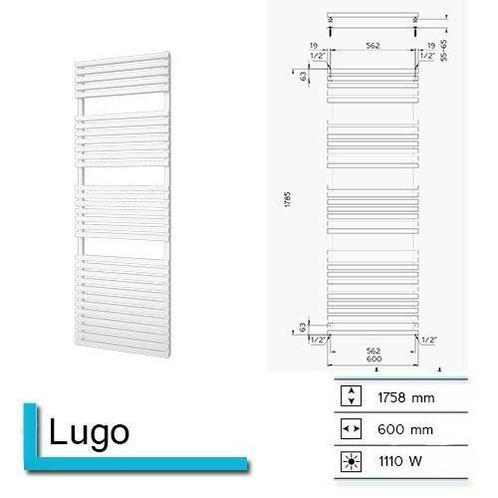 Designradiator Plieger Lugo 1110 Watt Vier Aansluitpunten, Bricolage & Construction, Sanitaire, Enlèvement ou Envoi