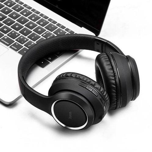 Tweedekans | Hoco W28 Zwart – Bluetooth Koptelefoon Over Ear, Handtassen en Accessoires, Koffers, Ophalen of Verzenden
