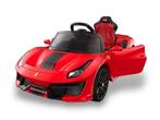 Ferrari 488 Spider, 12 volt elektrische kinderauto, leder zi, Ophalen of Verzenden, Nieuw