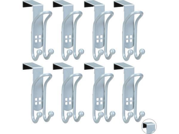 Veiling - Deurhaken - set van 8 - metaal - handdoeken, Huis en Inrichting, Woonaccessoires | Kapstokken, Nieuw