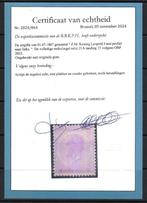 België 1867 - Leopold I in profiel met fotocertificaat -, Gestempeld
