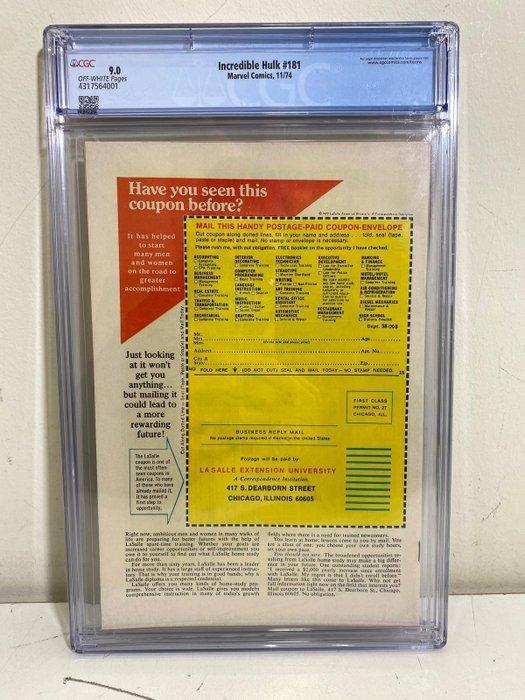 The Incredible Hulk #181 - And Now...the Wolverine! - 1st, Livres, BD | Comics