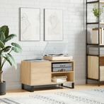 vidaXL Platenkast 85x38x48 cm bewerkt hout sonoma, Huis en Inrichting, Woonaccessoires | Cd- en Dvd-rekken, Verzenden, Nieuw