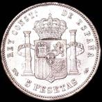 Spanje. Alfonso XII. 5 Pesetas Acuñada en la ceca de Madrid.