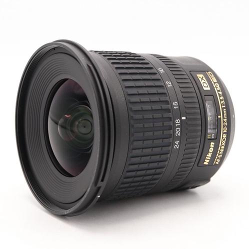 Nikon AF-S 10-24mm F/3.5-4.5G ED DX occasion, Audio, Tv en Foto, Foto | Lenzen en Objectieven, Zo goed als nieuw, Verzenden