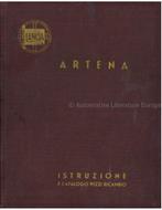 1934 LANCIA ARTENA INSTRUCTIEBOEKJE & ONDERDELENBOEK, Auto diversen, Handleidingen en Instructieboekjes