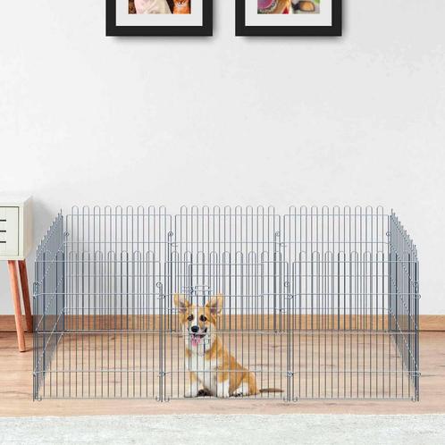 Puppyloop – Riser – 8-delig – B63 x H76 cm - roze, Dieren en Toebehoren, Honden-accessoires, Nieuw, Ophalen of Verzenden