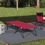 vidaXL Opvouwbaar Campingbed Rood 206 x 76 x 74 cm Oxford, Caravans en Kamperen, Verzenden, Nieuw