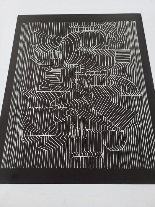 Victor Vasarely (1906-1997) - Gordium (1951), Antiek en Kunst, Antiek | Overige Antiek