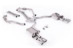 Cat-back uitlaatsysteem | Audi S5 | Milltek Sport Quad 100 m, Auto-onderdelen, Uitlaatsystemen, Verzenden, Nieuw