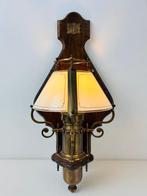 Wandlamp - Antieke Franse Biedermeier-stijl wandlamp - Glas,