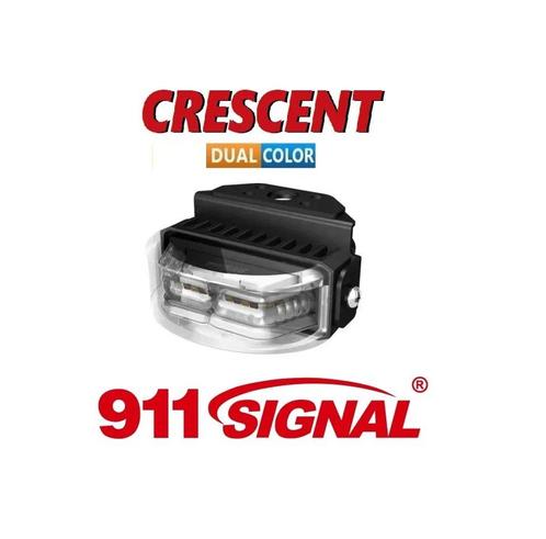 911signal Crescent Led Flitser 180 Graden, Dual Colour Amber, Autos : Divers, Tuning & Styling, Enlèvement ou Envoi