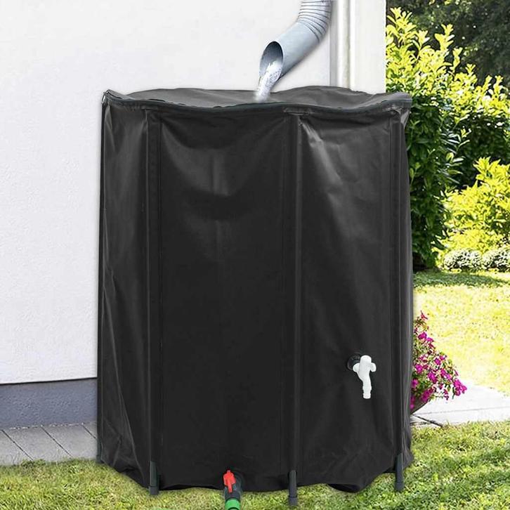 vidaXL Watertank met kraan opvouwbaar 1250 L PVC, Tuin en Terras, Overige Tuin en Terras, Nieuw, Verzenden
