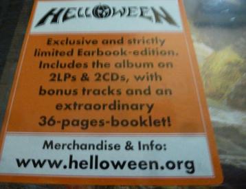 Helloween - 1 box comprenant 2 vinyles, 2 CD, 1 booklet 36 beschikbaar voor biedingen