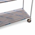 Gebruikte RVS wagens 4 zwenkwielen, Doe-het-zelf en Bouw, Transportwagens, Ophalen of Verzenden, Gebruikt