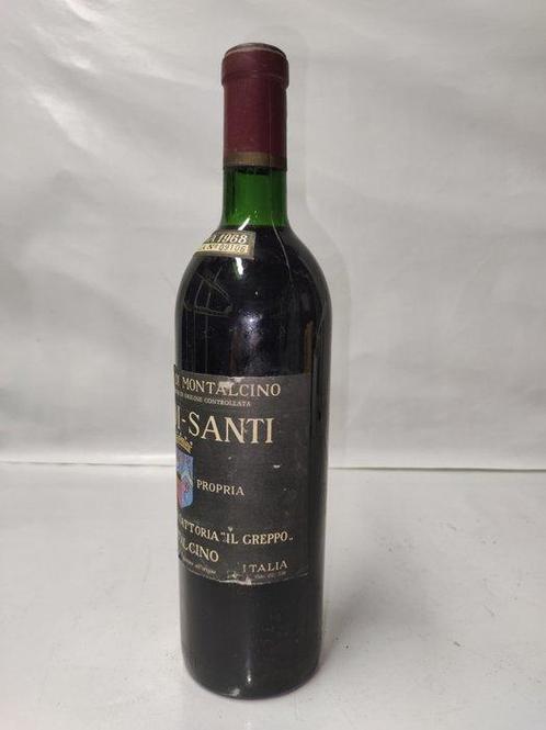 1968 Biondi Santi, Tenuta Greppo - Brunello di Montalcino, Verzamelen, Wijnen