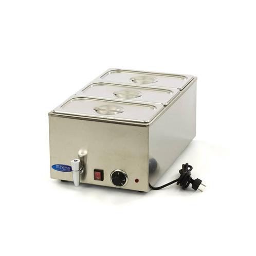 Bain Marie - avec robinet - incl 3 x 1/3 GN set - électrique, Zakelijke goederen, Horeca | Keukenapparatuur, Verzenden