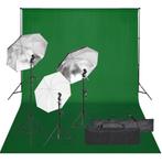 vidaXL Fotostudioset met verlichtingsset en achtergrond, Audio, Tv en Foto, Fotografie | Fotostudio en Toebehoren, Verzenden, Nieuw