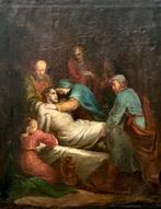École italienne (XVIII) - Compianto sul Cristo morto, Antiek en Kunst