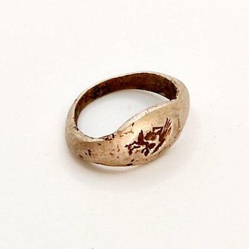 Gréco-Bactrien Argent (96,43 %) Anneau - 19 mm