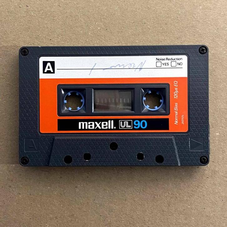 Maxell UL 90 onbespeeld gebruikt (Cassette band), Cd's en Dvd's, Cassettebandjes, Ophalen of Verzenden