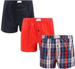 Tommy Hilfiger Boxershorts 3-Pack Trunk Multi maat XL Heren, Kleding | Heren, Tommy Hilfiger, Boxer, Verzenden, Rood