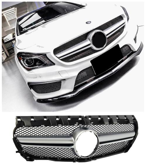 Sport Grille voor Mercedes C117 CLA-Klasse Zilver in AMG Opt, Auto diversen, Auto-accessoires, Verzenden