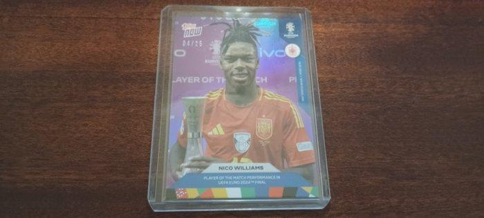 2024 Topps Euro 2024 Nico Williams /25 - 2025 Kevin De, Verzamelen, Stickers