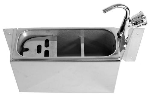 Ijslepel Spoelbak Met Kraan 380x120x150   Met Waterafvoergat, Zakelijke goederen, Horeca | Keukenapparatuur, Ophalen of Verzenden