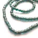 Birman ancien, Vallée de Samon Verre bleu archaïque Perles, Antiquités & Art