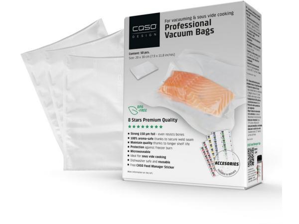 Veiling - CASO 1219 Vacuüm zakjes – 20 x 30 cm – 50 stu, Huis en Inrichting, Keuken | Keukenbenodigdheden