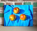 Sergey Kolodyazhniy (XX-XXI) - Apples on blue, Antiek en Kunst, Kunst | Schilderijen | Modern