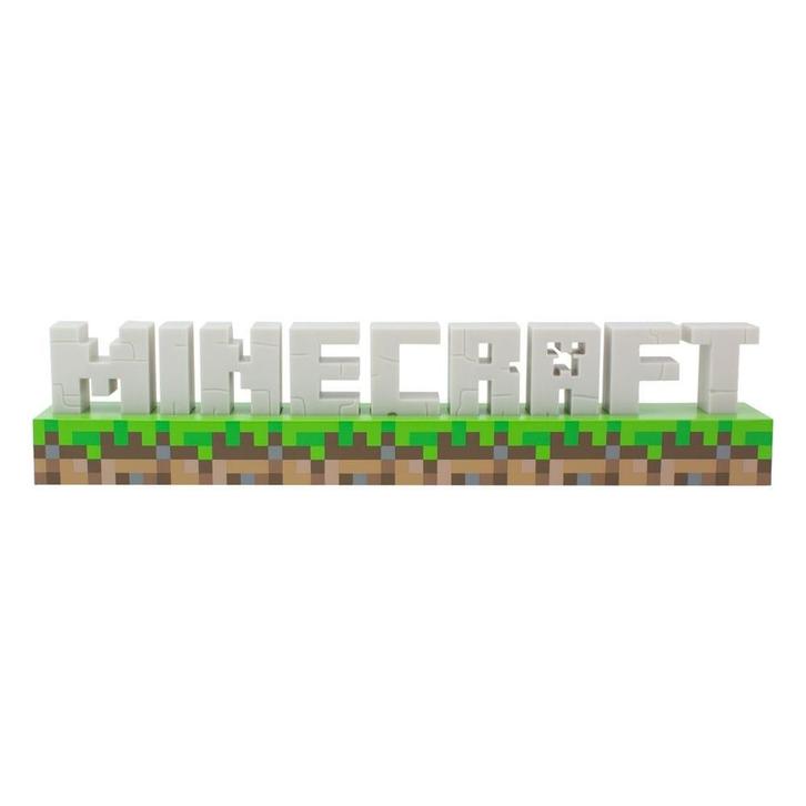 Minecraft Logo Light 41 cm, Verzamelen, Film en Tv, Nieuw, Ophalen of Verzenden