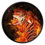 Laos. 500 Kip 2022 Burning Tiger Panthera Tigris Silver