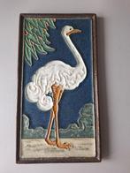 Tegel - Cloisonne tegel Struisvogel - Porceleyne Fles -