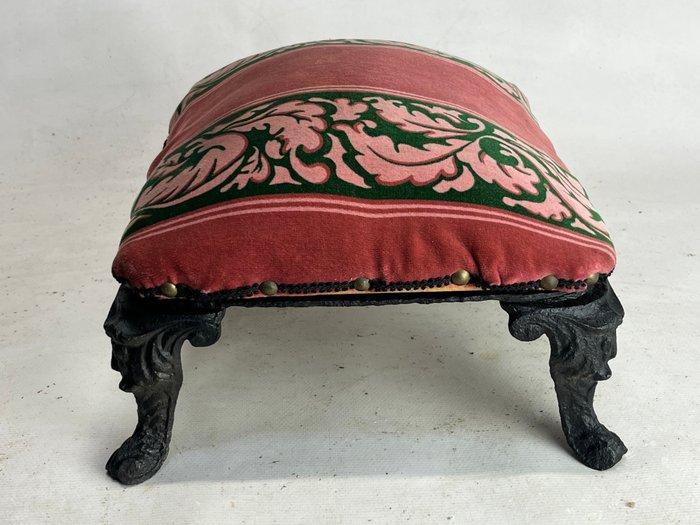 Voetenbank - Gietijzer - oud voetenbankje, Antiek en Kunst, Curiosa en Brocante
