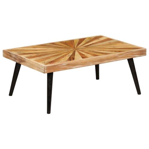 vidaXL Table basse Bois de manguier massif 90x55x36 cm, Maison & Meubles, Tables | Tables de salon, Neuf, Envoi