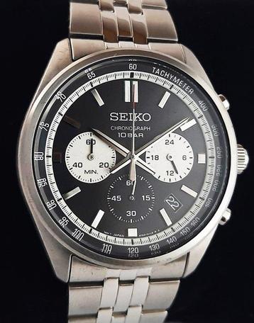 Seiko - Chronograph Panda Dial - Zonder Minimumprijs -