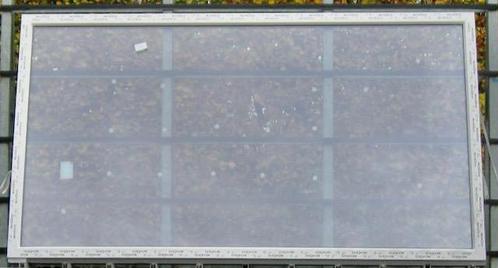 pvc raam , chassis , venster 270 x 149 wit / antraciet, Doe-het-zelf en Bouw, Raamkozijnen en Schuifdeuren, Inclusief glas, Nieuw