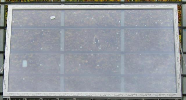 pvc raam , chassis , venster 270 x 149 wit / antraciet, Doe-het-zelf en Bouw, Raamkozijnen en Schuifdeuren, Inclusief glas, Nieuw