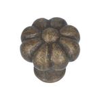 Knop mandarijn brons antiek 30 mm, Nieuw