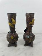 WMF - Vaas (2) - Koper, Messing - Twee vazen - Art Nouveau, Antiek en Kunst