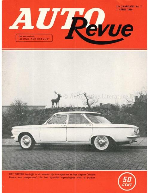 1960 AUTO REVUE MAGAZINE 07 NEDERLANDS, Boeken, Auto's | Folders en Tijdschriften, Ophalen of Verzenden