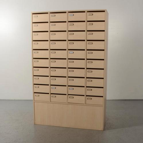 Postvakkenkast Officenow - Ahorn - 184,5 x 118 cm, Huis en Inrichting, Kasten | Roldeurkasten en Archiefkasten, Gebruikt, Ophalen of Verzenden
